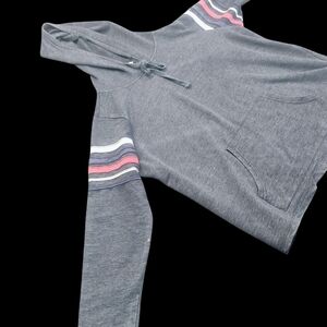 Bobbie Brooks Women's XL Distressed Hoodie Grunge Y2K Skater Punk Streetwear 90s